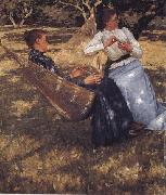 Henry Herbert La Thangue In the Orchard Sweden oil painting artist